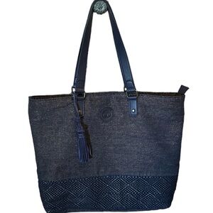Timberland dark blue tote bag
